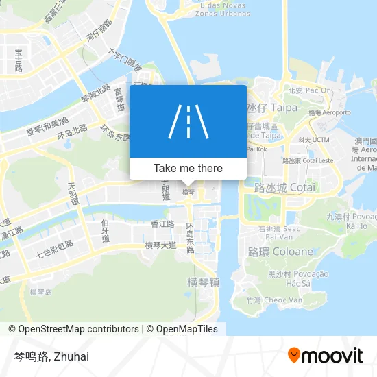 琴鸣路 map