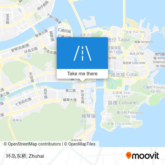 环岛东桥 map
