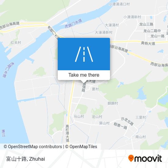 富山十路 map