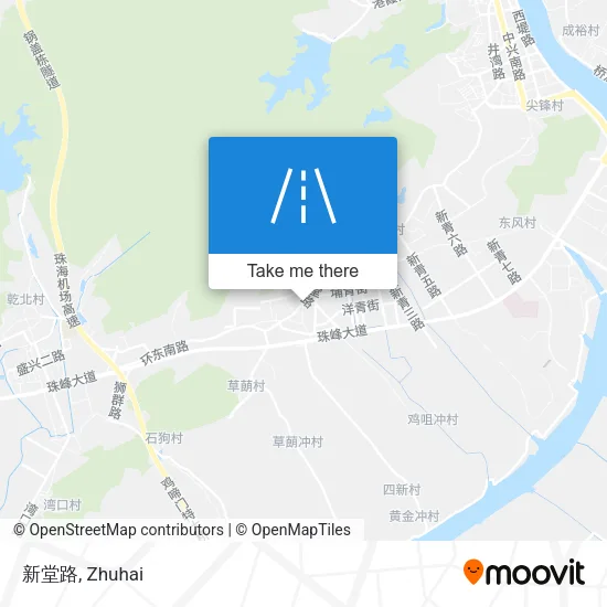 新堂路 map
