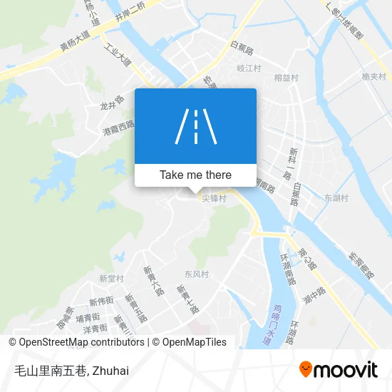 毛山里南五巷 map