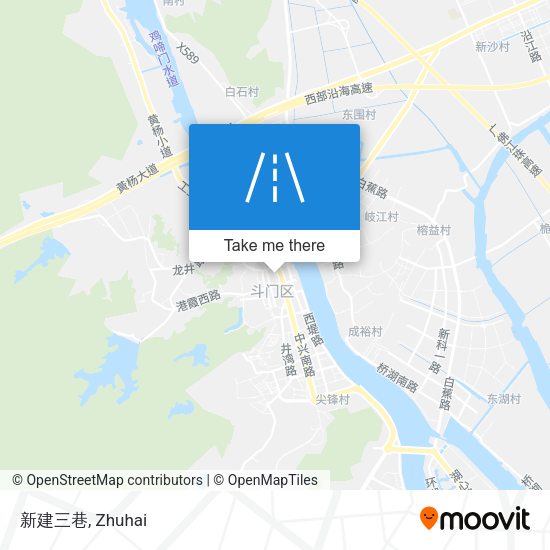 新建三巷 map
