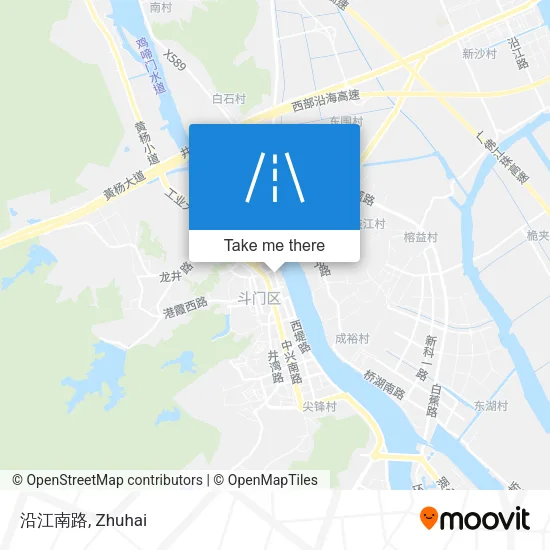 沿江南路 map