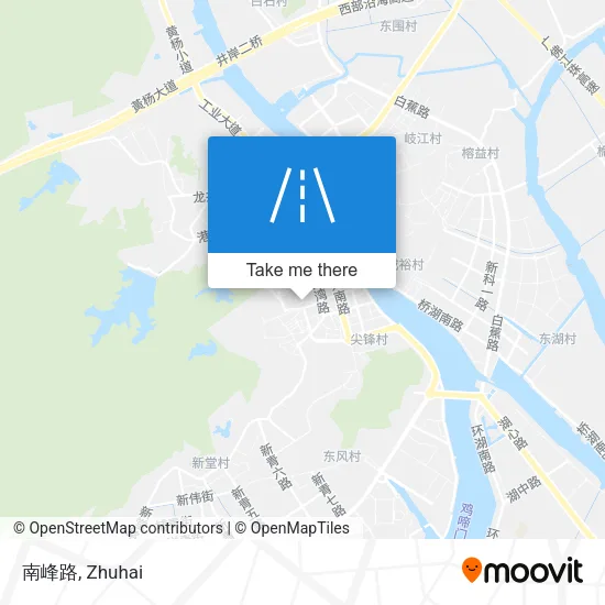 南峰路 map