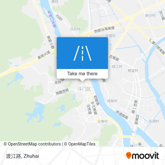 渡江路 map
