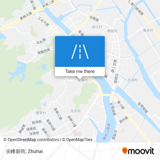 尖峰前街 map