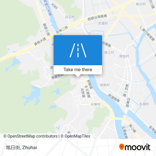 旭日街 map