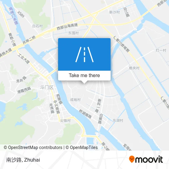 南沙路 map