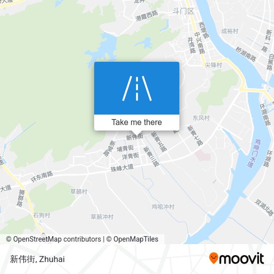 新伟街 map