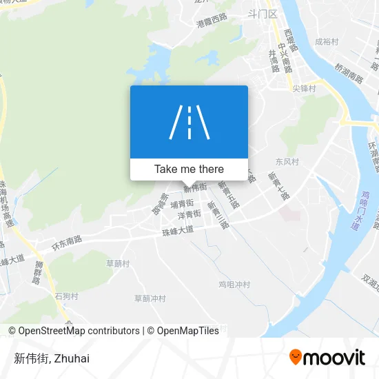 新伟街 map