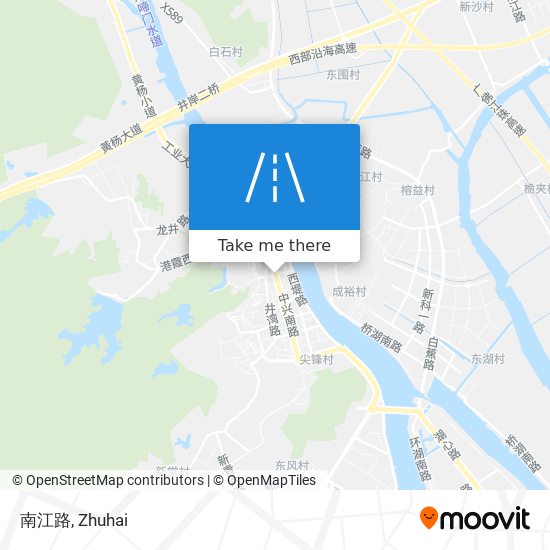 南江路 map