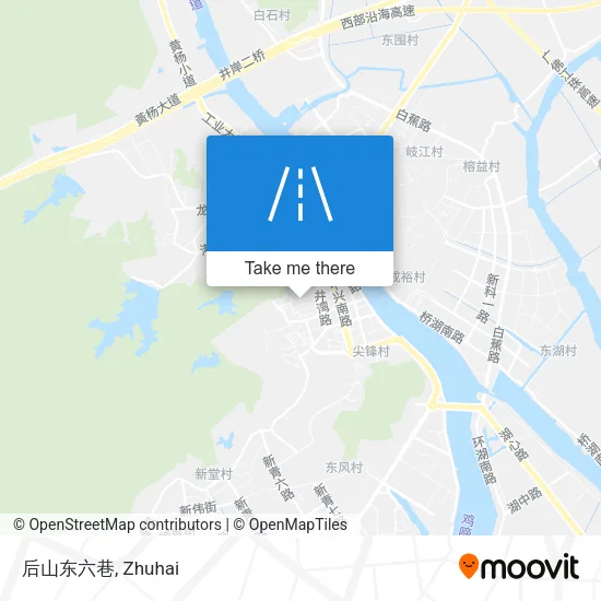 后山东六巷 map