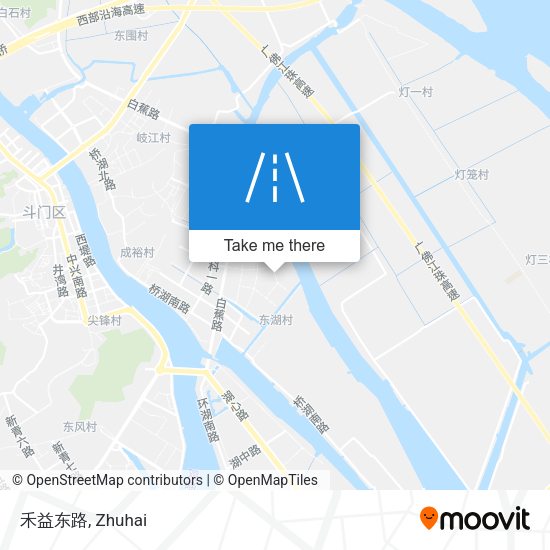 禾益东路 map