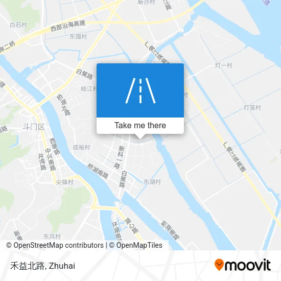 禾益北路 map