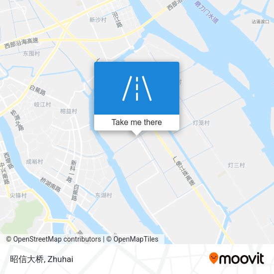 昭信大桥 map
