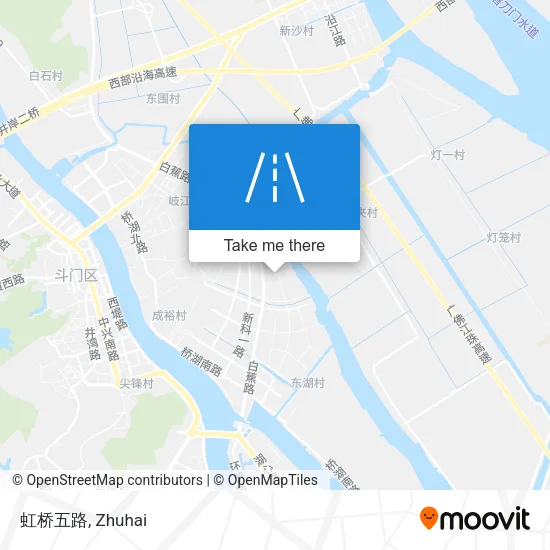 虹桥五路 map