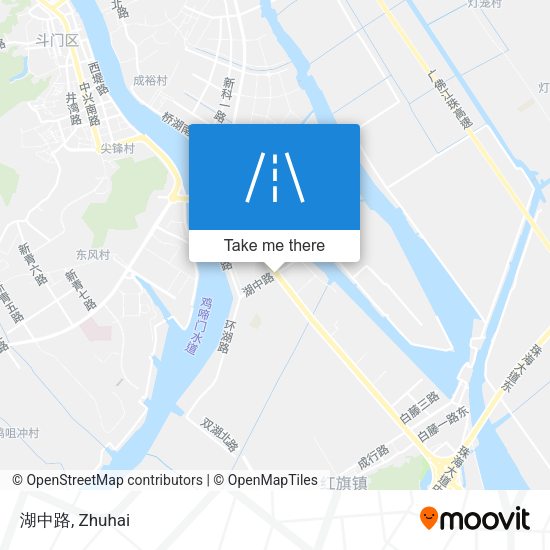 湖中路 map