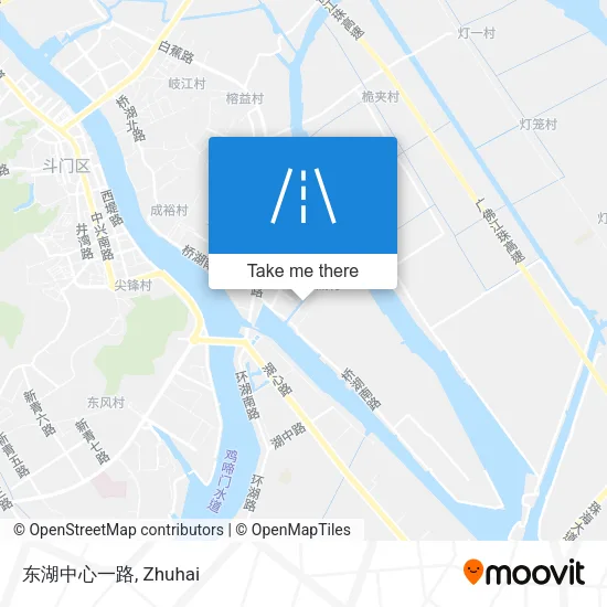 东湖中心一路 map