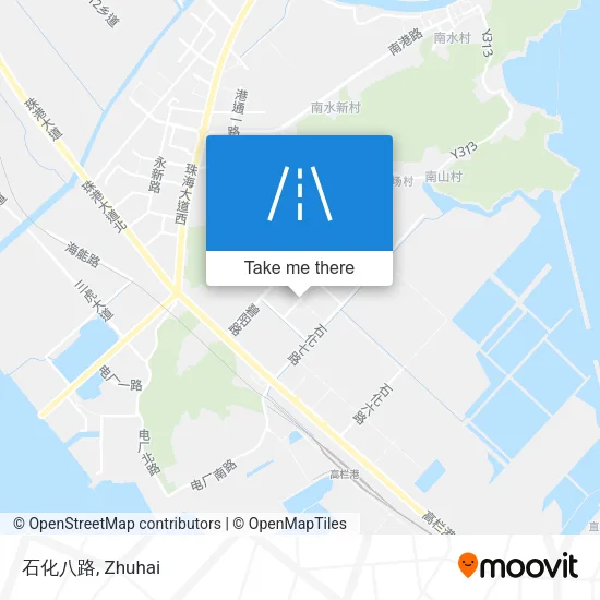 石化八路 map
