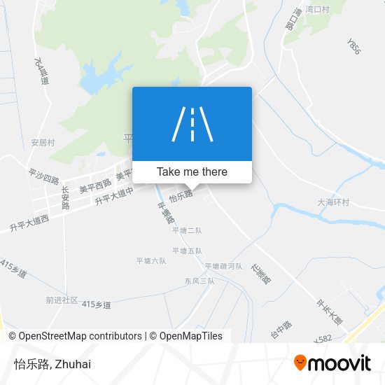 怡乐路 map