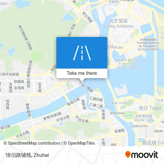 情侣路辅线 map