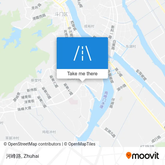 河峰路 map
