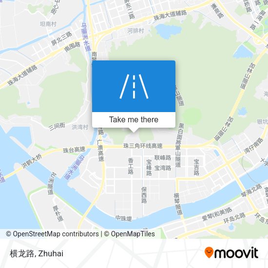 横龙路 map