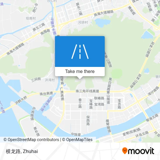 横龙路 map