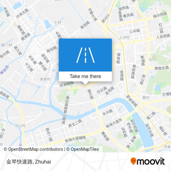 金琴快速路 map