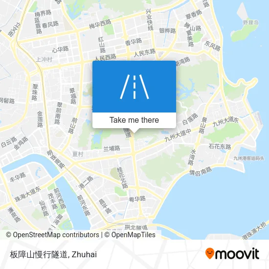 板障山慢行隧道 map