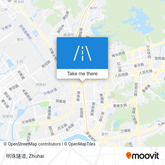 明珠隧道 map