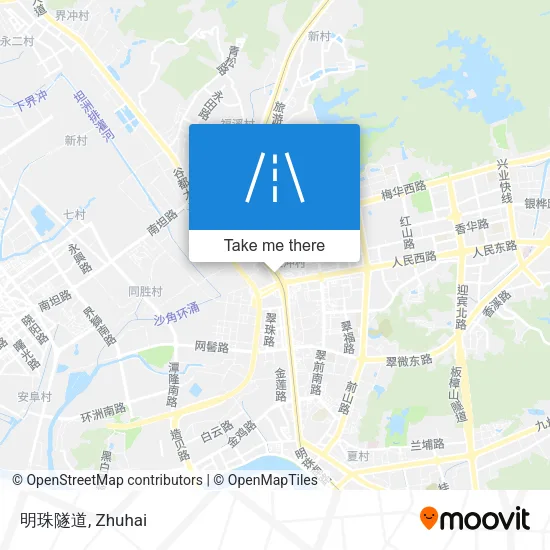 明珠隧道 map