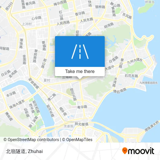 北嶺隧道 map