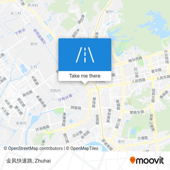 金凤快速路 map