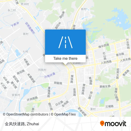 金凤快速路 map