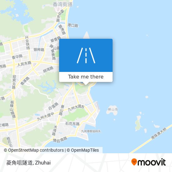 菱角咀隧道 map