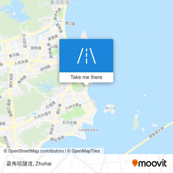 菱角咀隧道 map