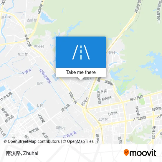 南溪路 map