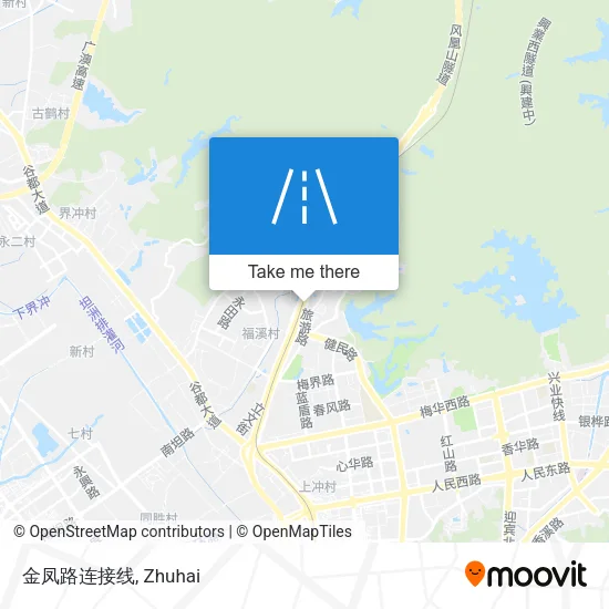金凤路连接线 map