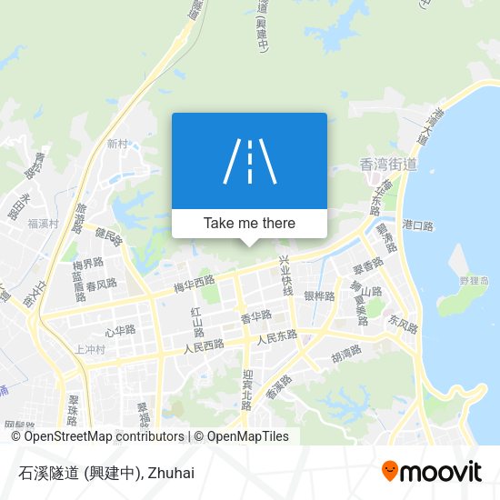 石溪隧道 (興建中) map