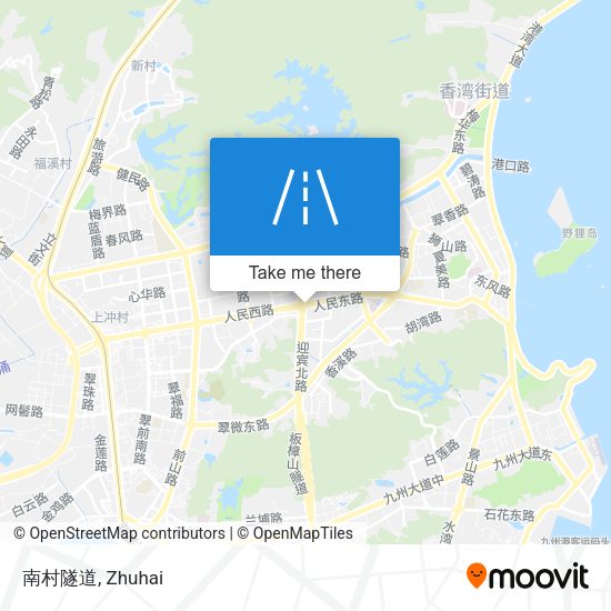 南村隧道 map