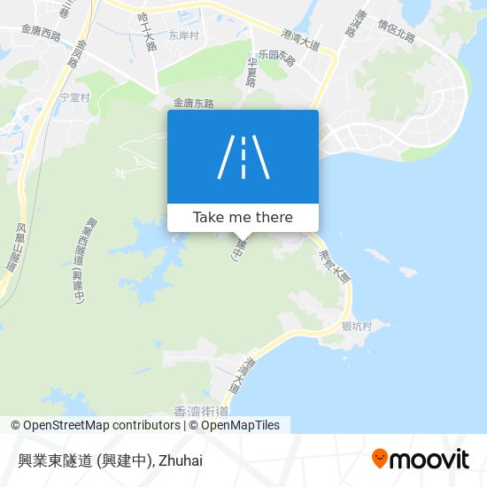 興業東隧道 (興建中) map