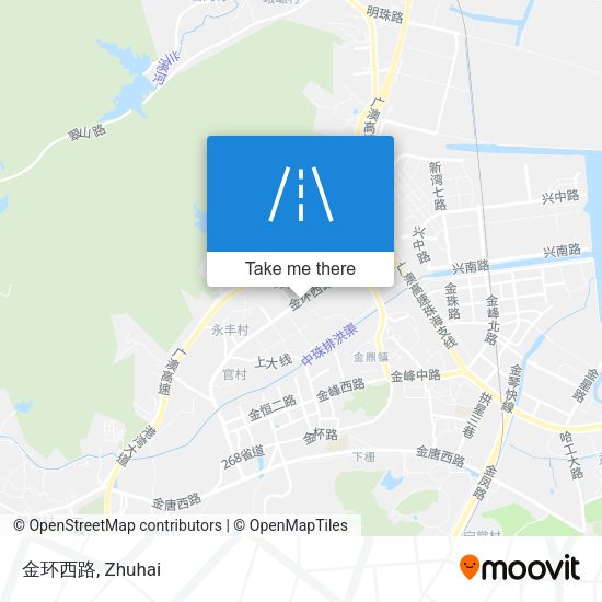 金环西路 map