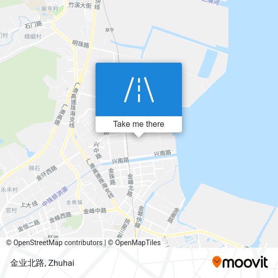 金业北路 map