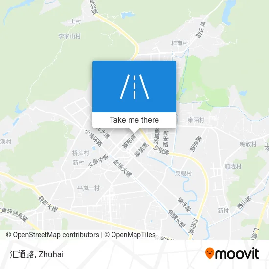 汇通路 map