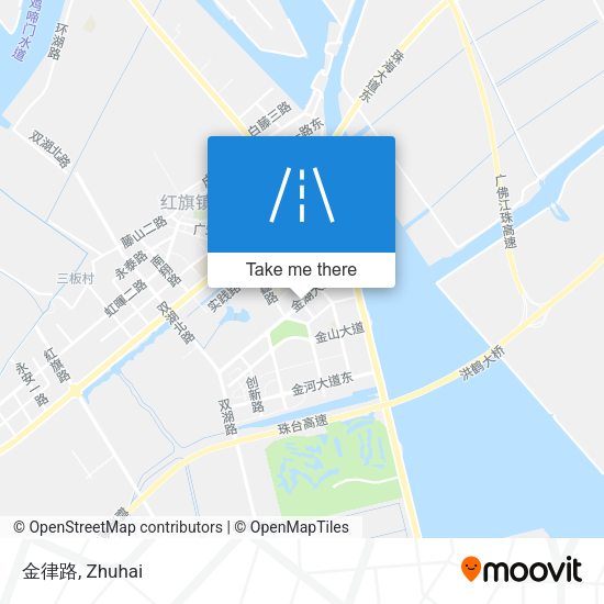 金律路 map