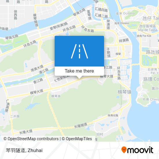 琴羽隧道 map