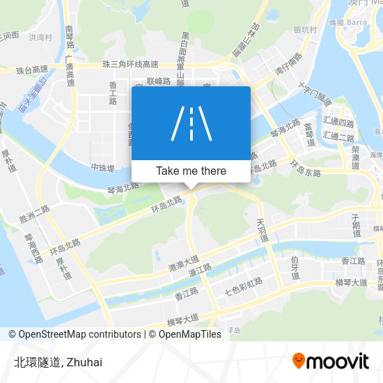北環隧道 map