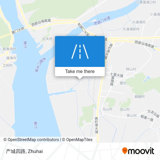 产城四路 map