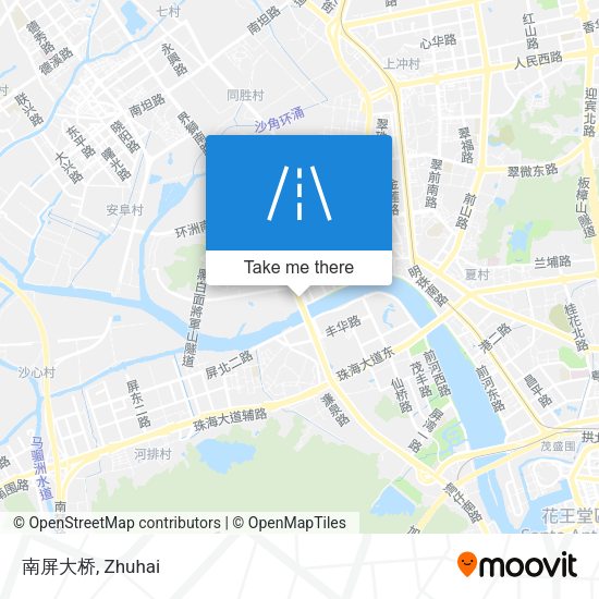 南屏大桥 map